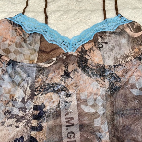 I.AM.GIA Gianna Mesh “Star” Cami - Picture 4 of 8